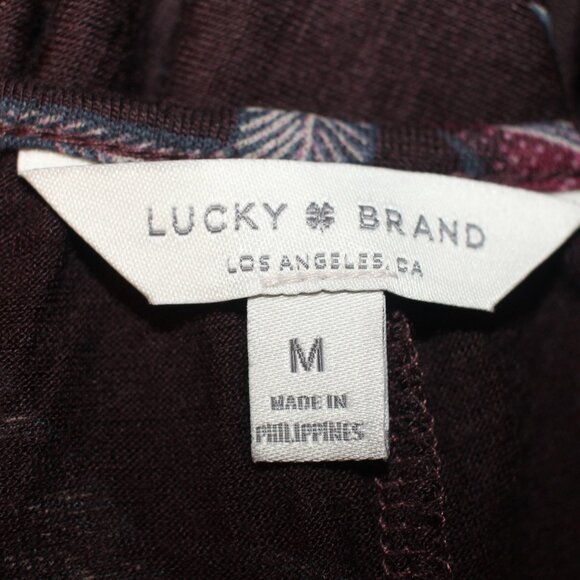 Lucky Brand Floral Choker Top Size M - Picture 9 of 12